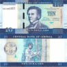 اسکناس 10 دلار - لیبریا 2016