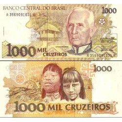 اسکناس 1000 کروزرو - برزیل 1990