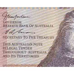 اسکناس پلیمر 5 دلار - یادبود صدمین سالگرد مشترک المنافع - استرالیا 2001  بدون سورشارژ 1901-2001- سفارشی