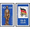 2 عدد تمبر دومین نمایشگاه ملی تمبر خردسالان - جمهوری دموکراتیک آلمان 1970