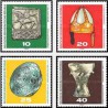 4 عدد تمبر اکتشافات باستانشناسی - جمهوری دموکراتیک آلمان 1970