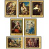 7 عدد تمبر تابلوهای نقاشی خارجی در موزه های روسیه - شوروی 1971