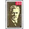 1 عدد تمبر یادبود آگوست ببل - از بنیانگذاران حزب سوسیال دموکرات - جمهوری دموکراتیک آلمان 1965