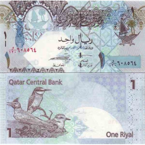 اسکناس 1 ریال - قطر 2008