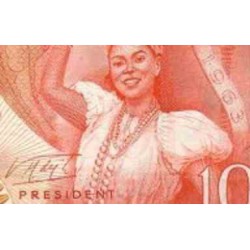 اسکناس 10 گولدن - سورینام 1963 اعداد سریال همه یک سایز