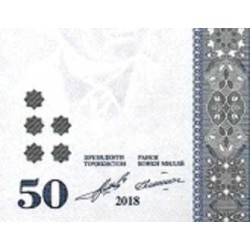 اسکناس 50 سامانی - تاجیکستان 2018 سفارشی