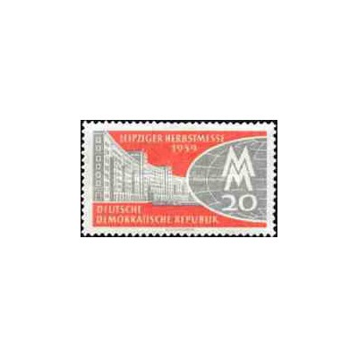 1 عدد تمبر نمایشگاه پائیزه لایپزیک - جمهوری دموکراتیک آلمان 1959
