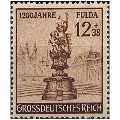 1 عدد تمبر 1200 سالگی فولدا  - رایش آلمان 1944