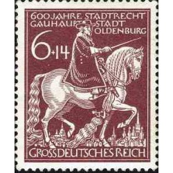 1 عدد تمبر 600 سالگی شهر اولدنبرگ  - رایش آلمان 1945