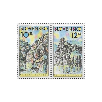2 عدد  تمبر شکوه های میهن ما - اسلواکی 2000