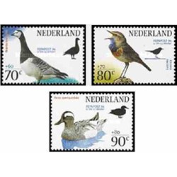 3 عدد تمبر پرندگان - نمایشگاه تمبر فیپاپست 94 - هلند 1994