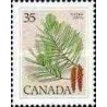 1 عدد تمبر سری پستی گیاهان - صنوبر سفید شرقی ، کاج نرم - کانادا 1979