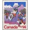 1 عدد تمبر کارناوال ایالت کبک - کانادا 1979