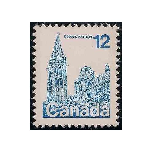 1 عدد تمبر سری پستی - ساختمان پارلمان - کانادا 1977