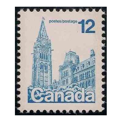 1 عدد تمبر سری پستی - ساختمان پارلمان - کانادا 1977