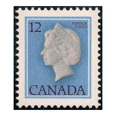 1 عدد تمبر سری پستی ملکه الیزلبت دوم - کانادا 1977