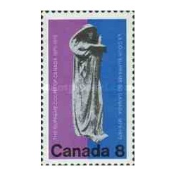 1 عدد تمبر صد سالگی دیوان عالی کانادا  - کانادا 1975