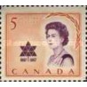 1 عدد تمبر دیدار سلطنتی - کانادا 1967