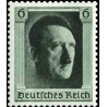 1 عدد تمبرتولد هیتلر  - رایش آلمان 1937 بدون حاشیه
