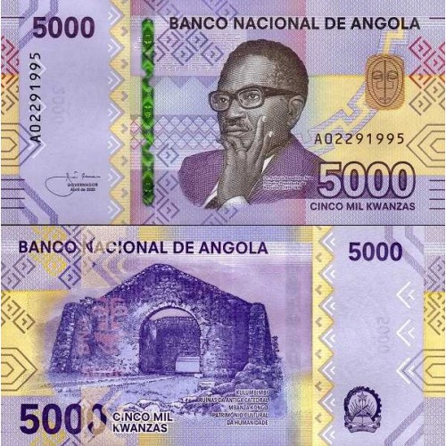 اسکناس  5000 کوانزا - آنگولا 2020 سفارشی