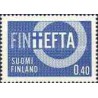 1 عدد تمبر پیوستن فنلاند به انجمن تجارت آزاد اروپا - EFTA - فنلاند 1967
