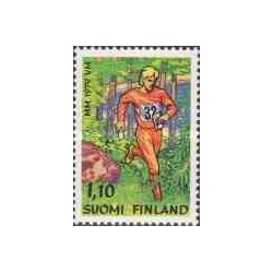 1 عدد تمبر مسابقات جهانی جهت یابی - فنلاند 1979