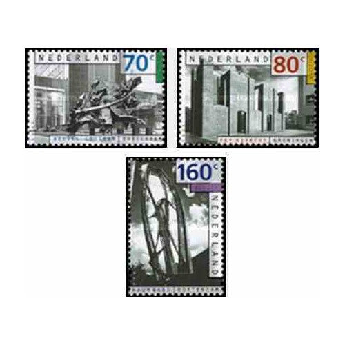 3 عدد تمبر مشترک اروپا - Europa Cept - هنر - هلند 1993