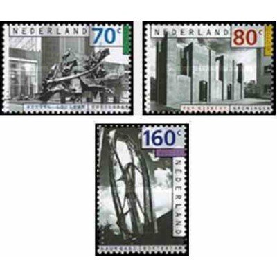 3 عدد تمبر مشترک اروپا - Europa Cept - هنر - هلند 1993