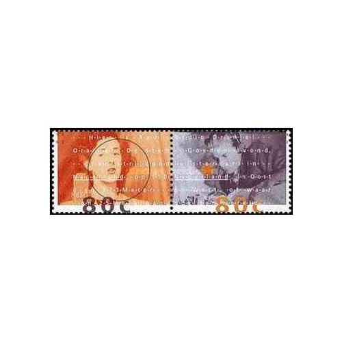 2 عدد تمبر رادیو نارنجی - هلند 1993