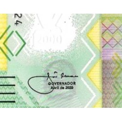 اسکناس پلیمر 2000 کوانزا - آنگولا 2020 سفارشی