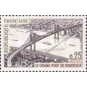1 عدد تمبر افتتاح پل بوردو - فرانسه 1967