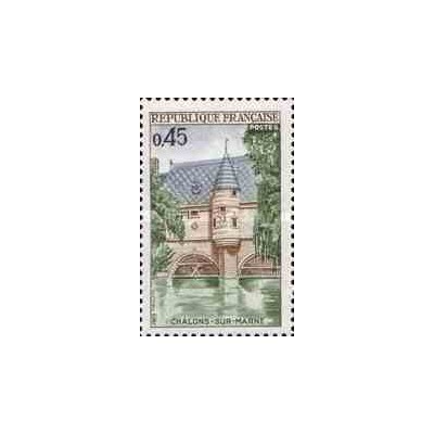 1 عدد تمبر کنگره ملی انجمنهای تمبر  - فرانسه 1969