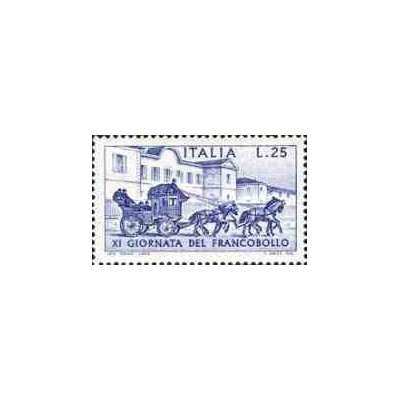 1 عدد تمبر روز تمبر - ایتالیا 1969