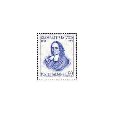 1 عدد تمبر یادبود ویکو - فیلسوف - ایتالیا 1968
