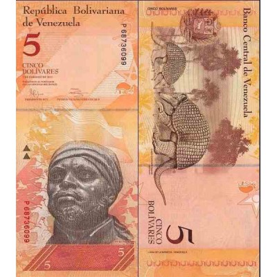 اسکناس 5 بولیوار - ونزوئلا 2011