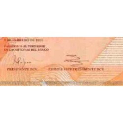 اسکناس 5 بولیوار - ونزوئلا 2011