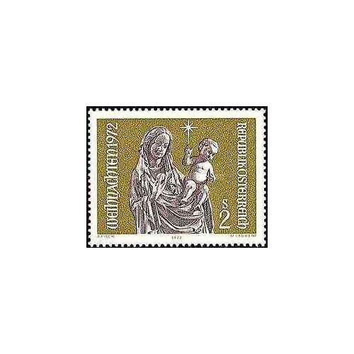 1 عدد تمبر کریستمس - اتریش 1972