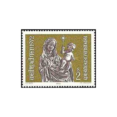 1 عدد تمبر کریستمس - اتریش 1972