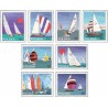 8 عدد تمبر مسابقات جهانی قایقهای بادبانی - لهستان 1965 دلار