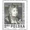 1 عدد تمبر یادبود الینور روزولت - دیپلمات و نویسنده آمریکائی - لهستان 1964