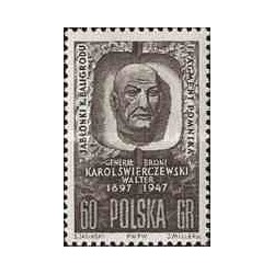 1 عدد تمبر یادبود ژنرال کارول سویروزکی -  لهستان 1962