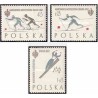 3 عدد تمبر مسابقات جهانی اسکی در زاکوپن - لهستان 1962