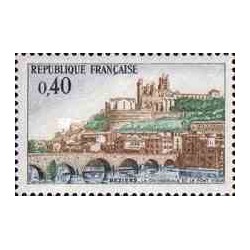 1 عدد تمبر کنگره ملی انجمنهای تمبر - فرانسه 1968