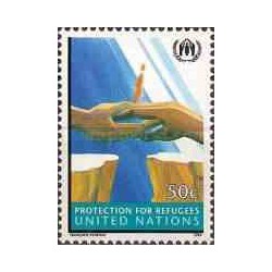 1 عدد تمبر کمیساریای عالی پناهندگان سازمان ملل متحد UNHCR - سازمان ملل 1994