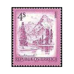 1 عدد تمبر سری پستی مناظر - اتریش 1973