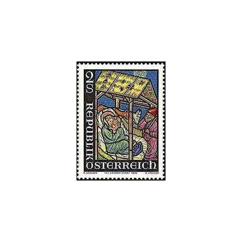 1 عدد تمبر کریستمس - اتریش 1973