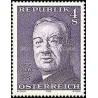 1 عدد تمبر یادبود اوتو لوئوی - داروساز و روانشناس- اتریش 1973