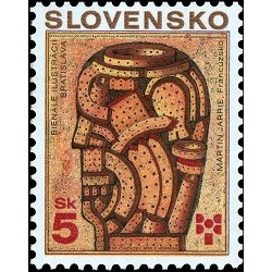 1 عدد  تمبر دویستمین سالگرد تصویرسازی براتیسلاوا 1999  - اسلواکی 1999