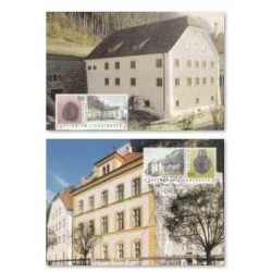2 عدد ماکزیشمم کارت موزه های ملی - لیختنشتاین 2003