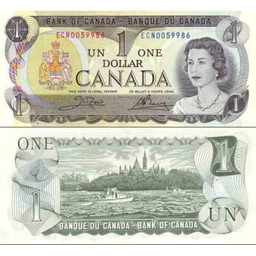 اسکناس 1 دلار - کانادا 1973